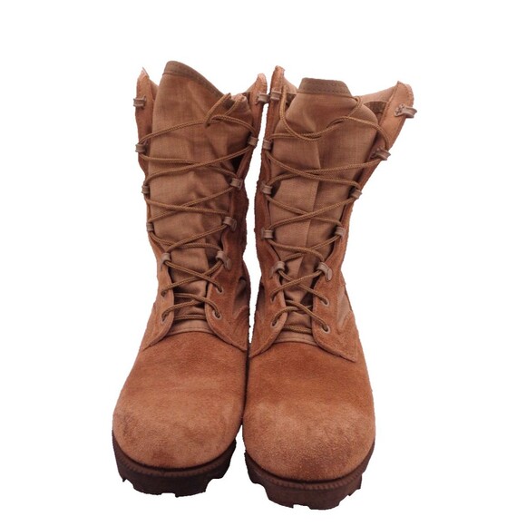 Ro-Search Military Tactical Combat Boots Sz 4 1/2 W Desert Tan Men’s Hot Weather - Picture 1 of 9